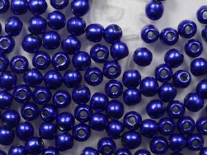 02-R-77065CR Color Trends Saturated Metallic Lapis Blue round 2 mm. 150 Pc.-0