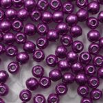 02-R-77062CR Color Trends Saturated Metallic Pink Yarrow round 2 mm. 150 Pc.-0