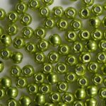 02-R-77058CR Color Trends Saturated Metallic Primrose Yellow round 2 mm. 150 Pc.-0