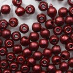 02-R-00030-01890 Matte Metallic Lava round 2 mm. 150 Pc.-0