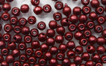 02-R-00030-01890 Matte Metallic Lava round 2 mm. 150 Pc.-0