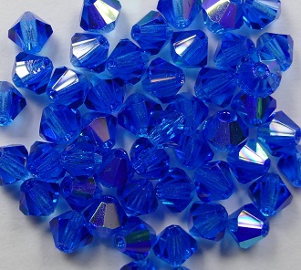 04-MC-60310-28701 Capri Blue AB Bicones 50 Pc.-0