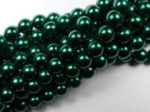 06-132-19001-70959 Shiny Deep Emerald Glasparels 6 mm