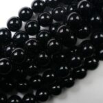 08-132-70409 Black Glass Pearl 25Pc.-0