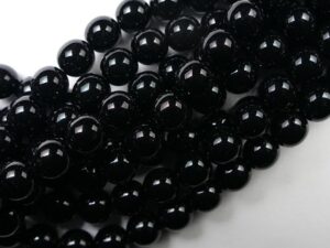 08-132-70409 Black Glass Pearl 25Pc.-0