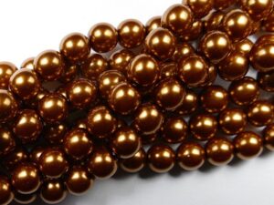 08-132-10271 Copper Glass Pearl 25Pc.-0