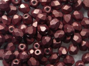 FP-04-04B01 Color Trends: Saturated Metallic Grenadine facet 4 mm. 50 Pc.-0