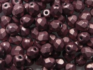 FP-04-04B04 Color Trends: Saturated Metallic Butterum facet 4 mm. 50 Pc.-0