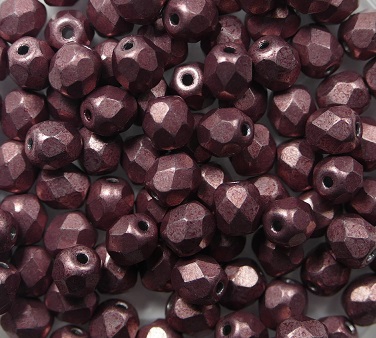 FP-04-04B04 Color Trends: Saturated Metallic Butterum facet 4 mm. 50 Pc.-0