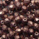 FP-04-04B10 Color Trends: Saturated Metallic Autumn Maple facet 4 mm. 50 Pc.-0