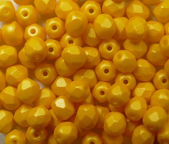 FP-04-29353AL Powdery Pastel Sunflower facet 4 mm. 50 Pc.-0