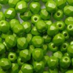 FP-04-29375AL Powdery Pastel Lime facet 4 mm. 50 Pc.-0