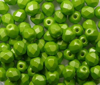 FP-04-29375AL Powdery Pastel Lime facet 4 mm. 50 Pc.-0
