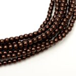 08-132-70408 Dark Sienna Glass Pearl 25Pc.-0