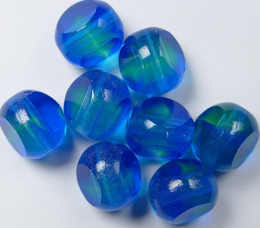 0100528 UV Aqua Green 3 Cut 12 mm. 3 Pc.-0