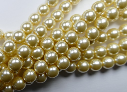 08-132-10001 Old Lace Glass Pearl 25 Pc.-0 08-132-10001 Old Lace Glass Pearl 25 Pc.-0