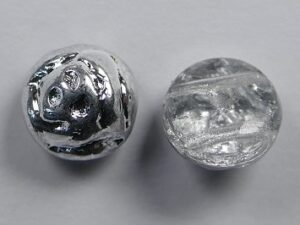 CR-00030-27001 Crystal Labrador Half 2-hole Candy Rose Bead 20 Pc.-16501
