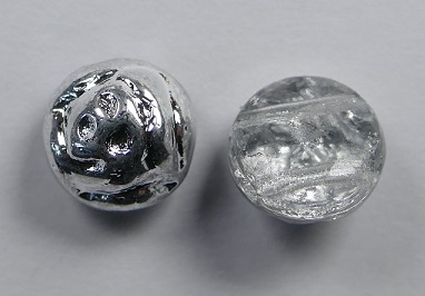 CR-00030-27001 Crystal Labrador Half 2-hole Candy Rose Bead 20 Pc.-16501