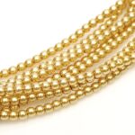 08-132-70486 Light Gold Glass Pearl 25 Pc.-0