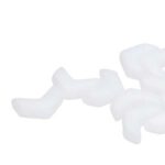 CHEV-02010 Chevron Duo Beads White Alabaster 30 stuks-0