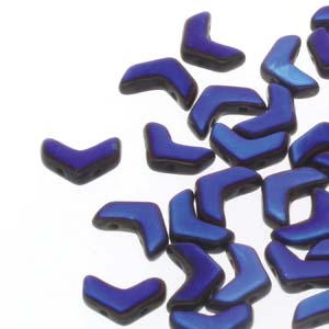 CHEV-23980-22203 Chevron Duo Beads Jet Full Azuro 30 stuks-0