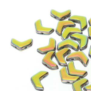 CHEV-23980-28103 Chevron Duo Beads Jet Full Vitrail 30 stuks-0 CHEV-23980-28103 Chevron Duo Beads Jet Full Vitrail