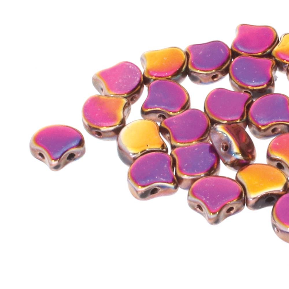 GIN-23980-29503 Matubo 2 Hole Ginko Bead Jet Full Sliperit 10 gram-0 GIN-23980-29503 Matubo 2 Hole Ginko Bead Jet Full Sliperit 10 gram-0
