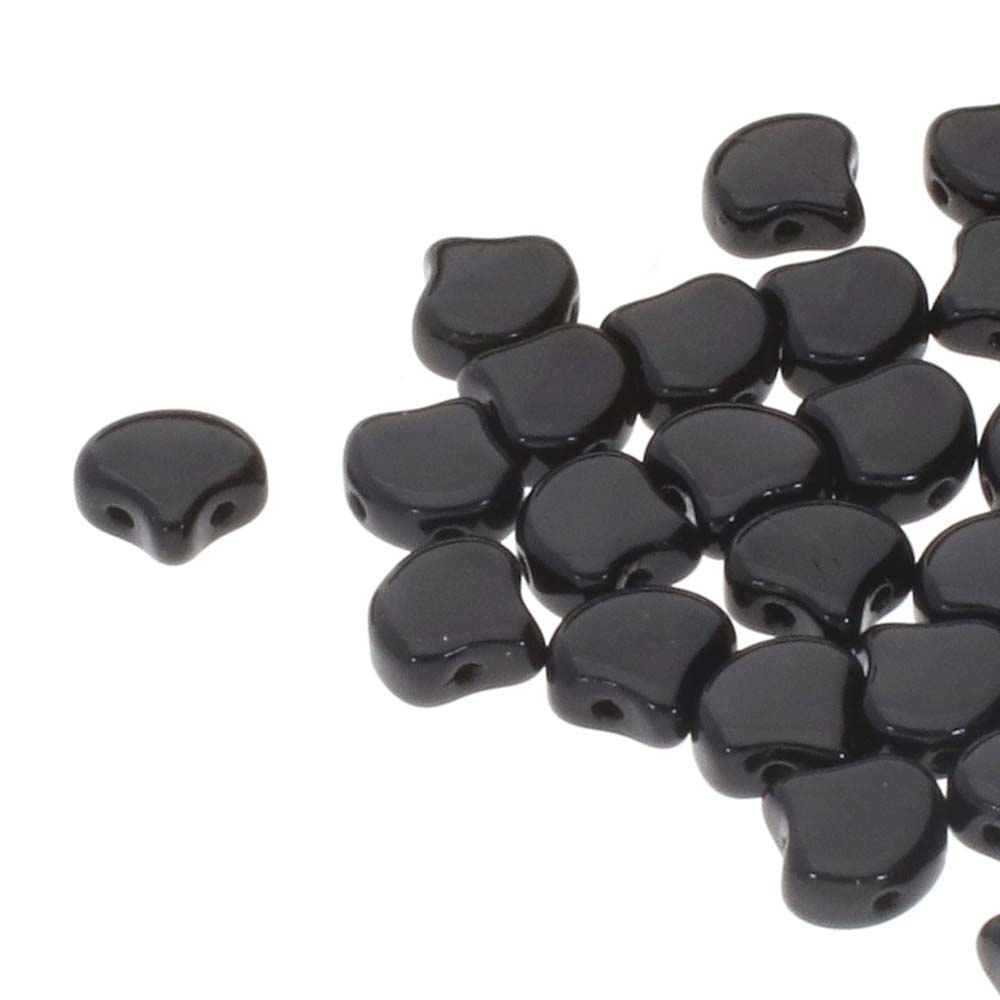 GIN-23980 Matubo 2 Hole Ginko Bead Jet 10 gram-0 GIN-23980 Matubo 2 Hole Ginko Bead Jet 10 gram-0