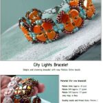 Free Pattern with Ginko City Lights Bracelet -0