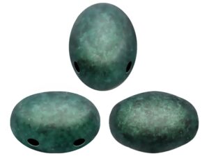 SAM-23980-94104 Samos® par Puca Metallic Mat Green Turquoise 10 gram-0