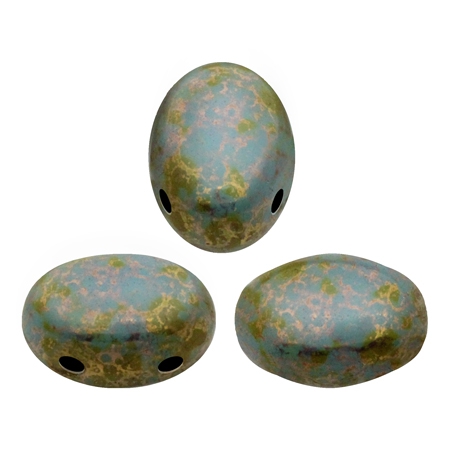 SAM-63020-15695 Samos® par Puca Opaque Aqua Deep Gold 10 gram-0