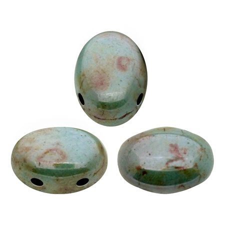 SAM-03000-65431 Samos® par Puca Opaque Mix Blue/Green Ceramic Look 10 gram-0