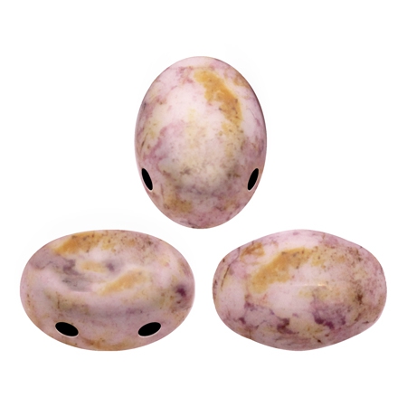 SAM-03000-15695 Samos® par Puca Opaque Mix Rose/Gold Ceramic Look 10 gram-0