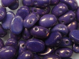 SAM-03000-15726 Samos® par Puca Opaque Mix Amethyst/Gold Ceramic Look 10 gram-16786
