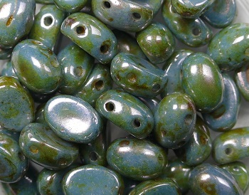 SAM-03000-65431 Samos® par Puca Opaque Mix Blue/Green Ceramic Look 10 gram-16790