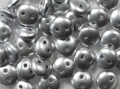CML-00030-01700 CzechMate Lentils Silky Silver 40 Pc.-0