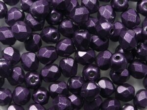 FP-03-04B02 Color Trends Saturated Metallic Tawny Port facet 3 mm. 50 Pc.-0