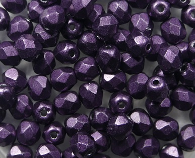 FP-03-04B02 Color Trends Saturated Metallic Tawny Port facet 3 mm. 50 Pc.-0