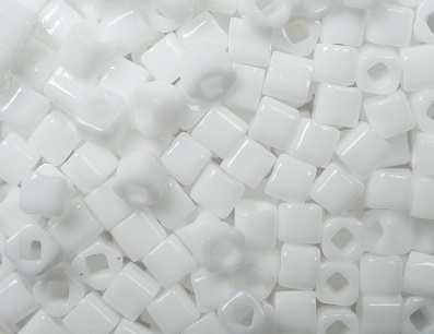 TC-03-0041 Opaque White 3 mm Toho Cubes-0 TC-03-0041 Opaque White 3 mm Toho Cubes-0