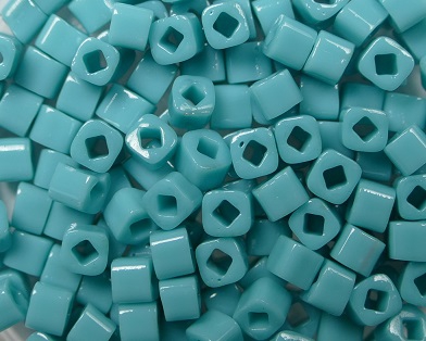 TC-03-0055 Opaque Turquoise 3 mm Toho Cubes-0 TC-03-0055 Opaque Turquoise 3 mm Toho Cubes-0