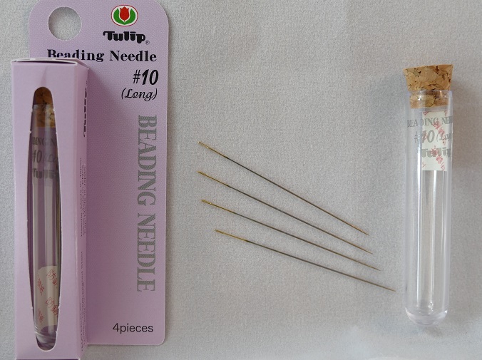 Naald T-#10 Tulip Naalden #10 buisje met 4 stuks-0 Naald T-#10 Tulip Naalden #10 buisje met 4 stuks-0