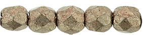 FP-03-77057CR Fire Polished ColorTrends: Saturated Metallic Pale Dogwood 3 mm.-17217