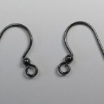 0160053 Black Oxide oorbelhaakjes 20 stuks-0