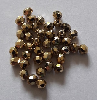 0150177 Aurum Light ( lichtgoud coated) facet 3 mm.-0 0150177 Aurum Light ( lichtgoud coated) facet 3 mm.-0