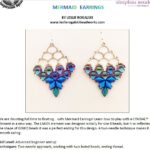 Mermaid Earrings: Gratis Patroon bij Cymbals, Ginko’s of Gemduo’s-0