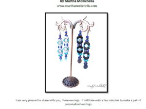 Orecchini Earrings: Gratis Patroon bij Chevron or Honeycomb-0