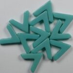 AVA-63130 Green Turquoise AVA Beads 10 Pc.-0