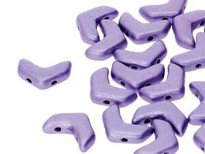 CHEV-23980-79021 Chevron Duo Beads Metallic Suede Purple 30 stuks-0