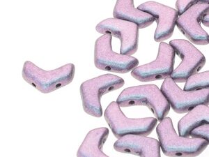 CHEV-23980-94102 Chevron Duo Beads Polychrome Mix Berry