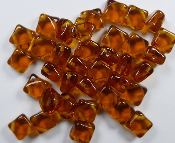 SL-10100 Silky Bead Dark Topaz 30 Pc.-0